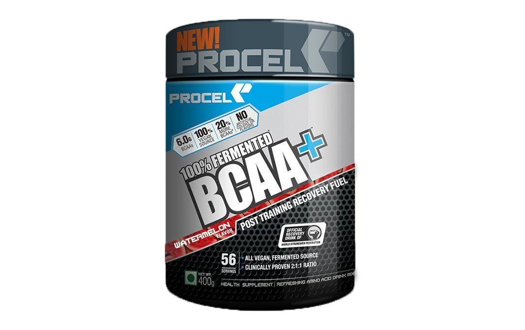 Procel 100% Fermented BCAA+ Watermelon Flavor   Plastic Jar  400 grams